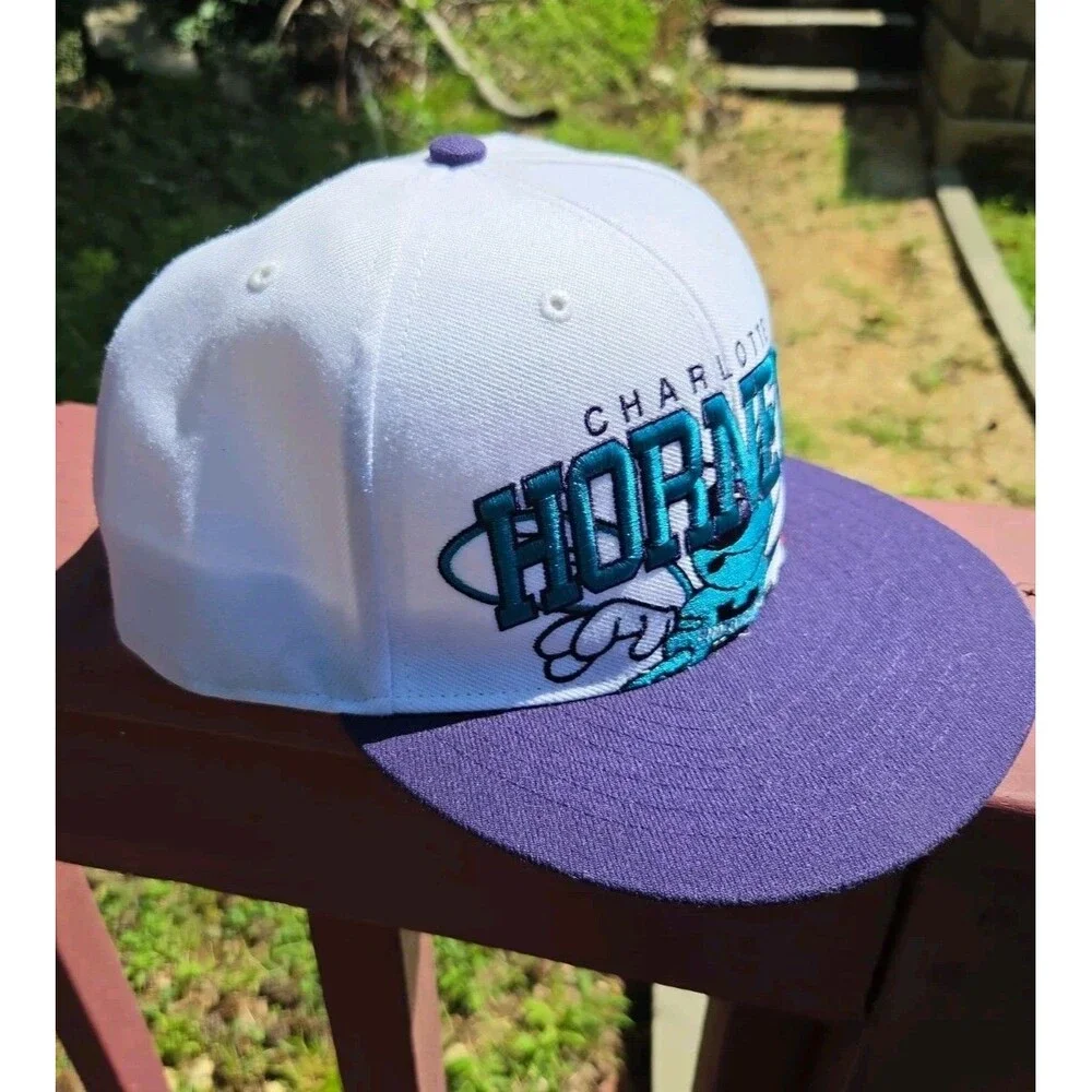 Vintage Charlotte Hornets Snapback Hat 47 Brand Hardwood Classics NBA